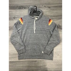 Marine Layer Banks Pullover Hoodie Heather Grey Men's Size Large Outdoor Hiking